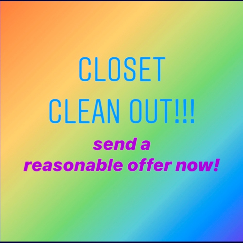 All reasonable offers accepted!